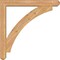 Ekena Millwork Thorton Craftsman Smooth Bracket w/ Offset Brace, Western Red Cedar, 5 1/2"W x 36"D x 36"H BKT0604X36X36THR04SWR - alternate 4